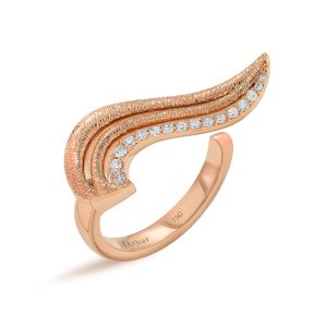 The Classic Athar Motif Wave Ring